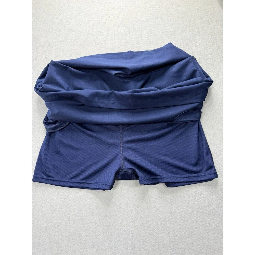 Adidas Ultimate365 Golf Skort Womens XL Blue Athletic Tennis Stretch Pockets